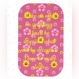 Floral Pink and Yellow Pattern